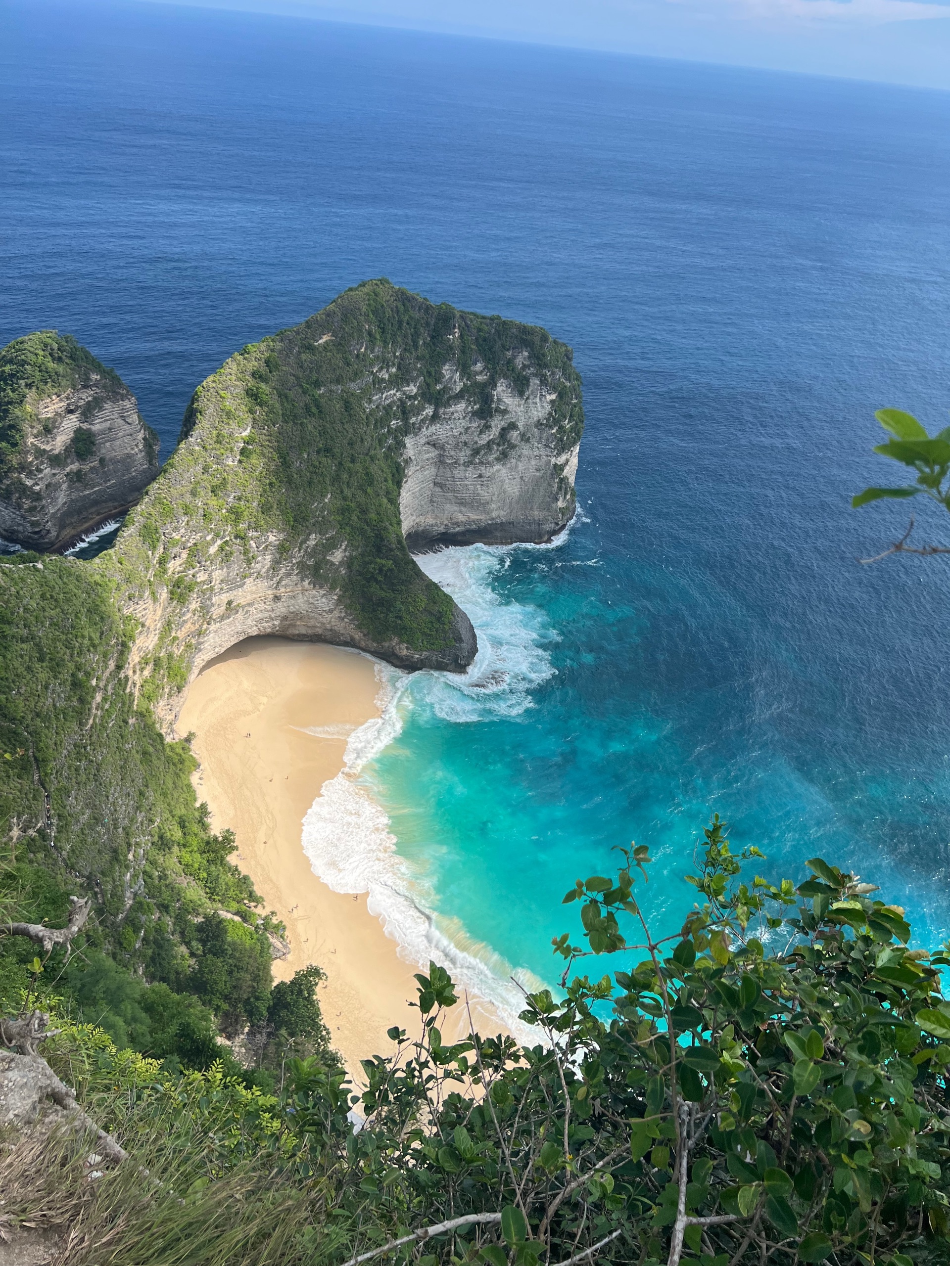 Kelingking Beach from above