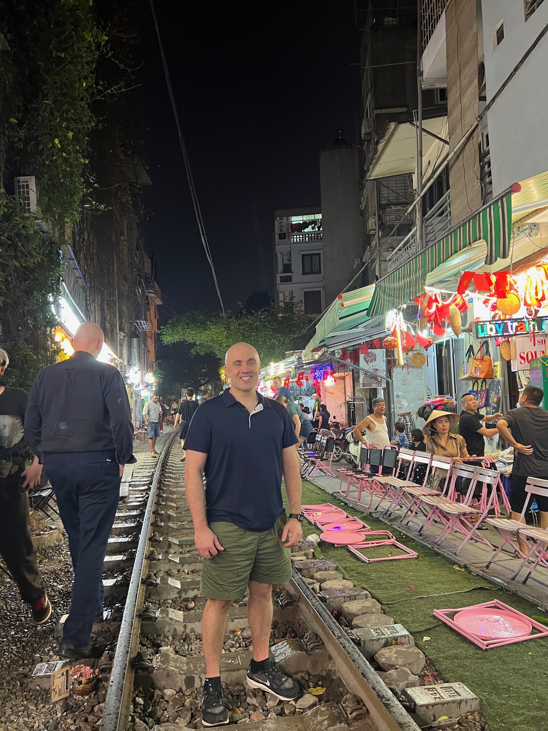 Hanoi’s famous Train Street