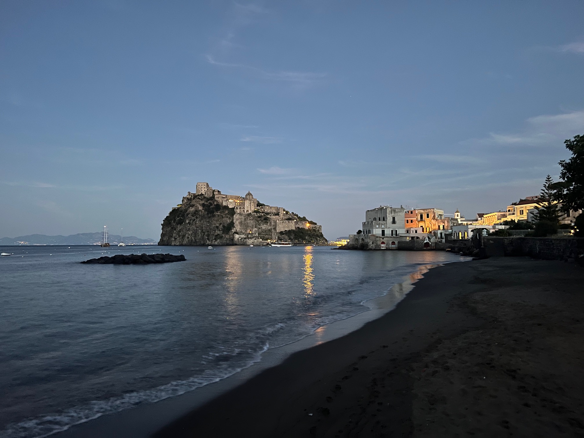 Ischia at golden hour