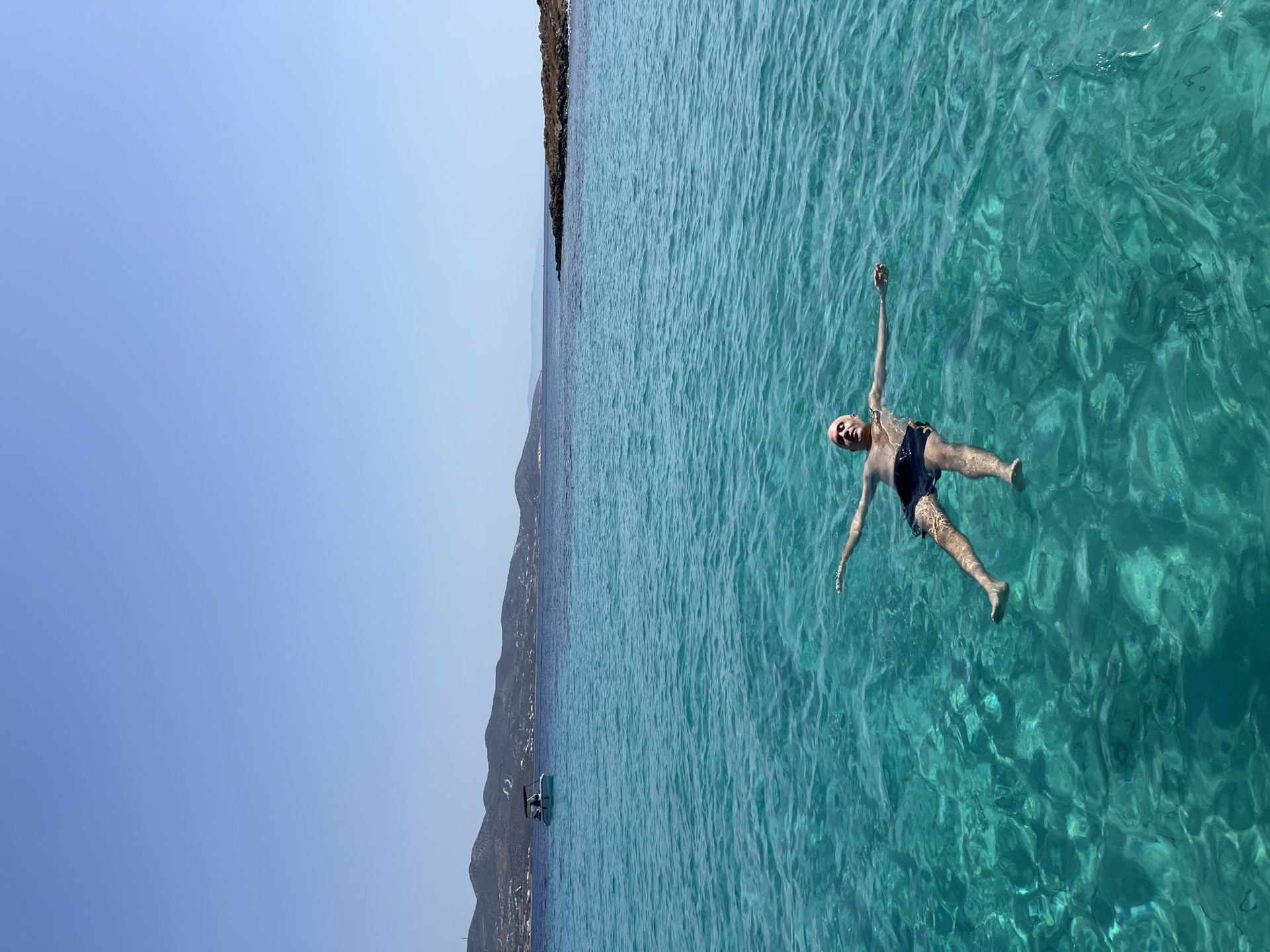 Crystal-clear island waters