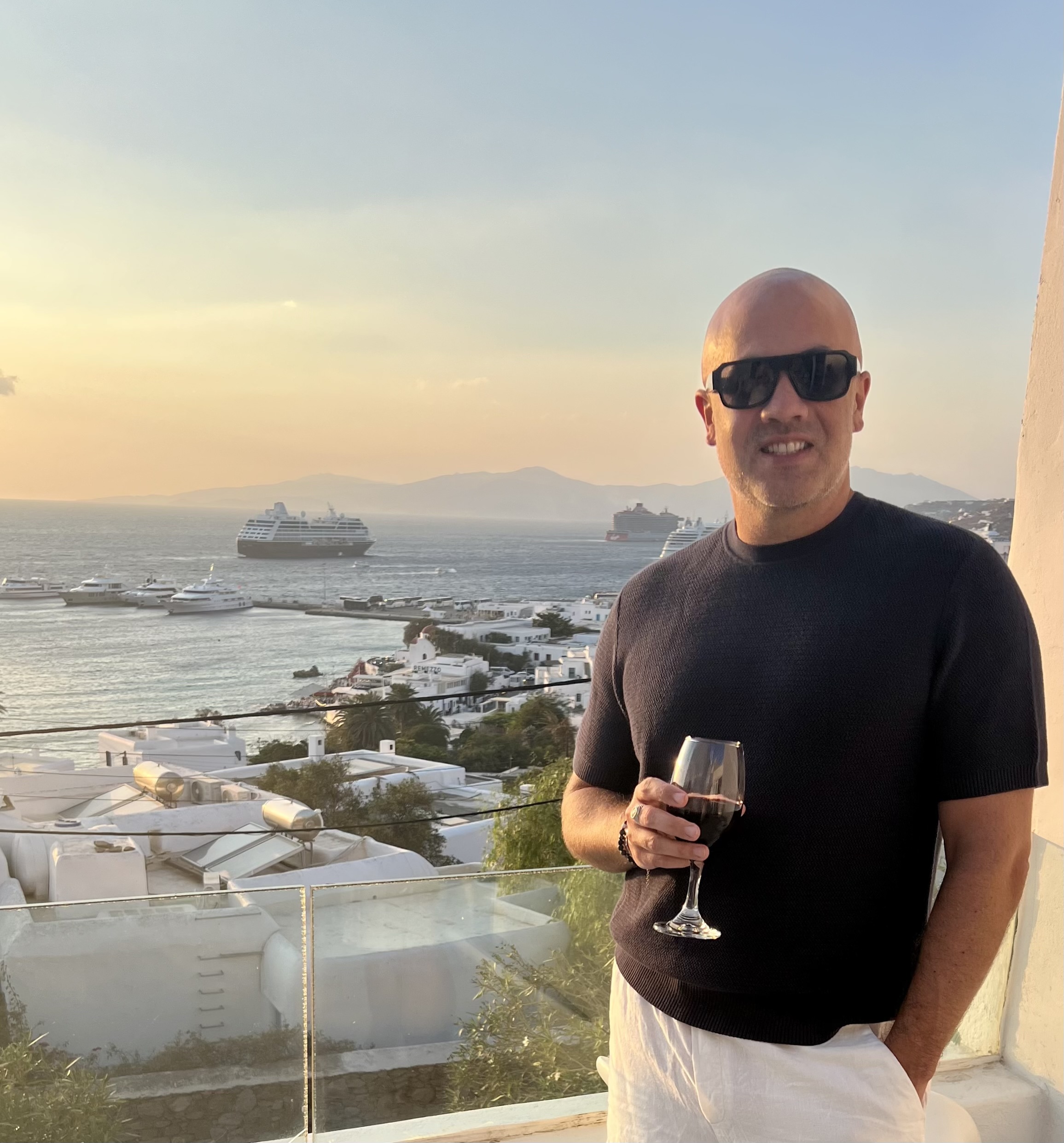 Sunset over the Aegean