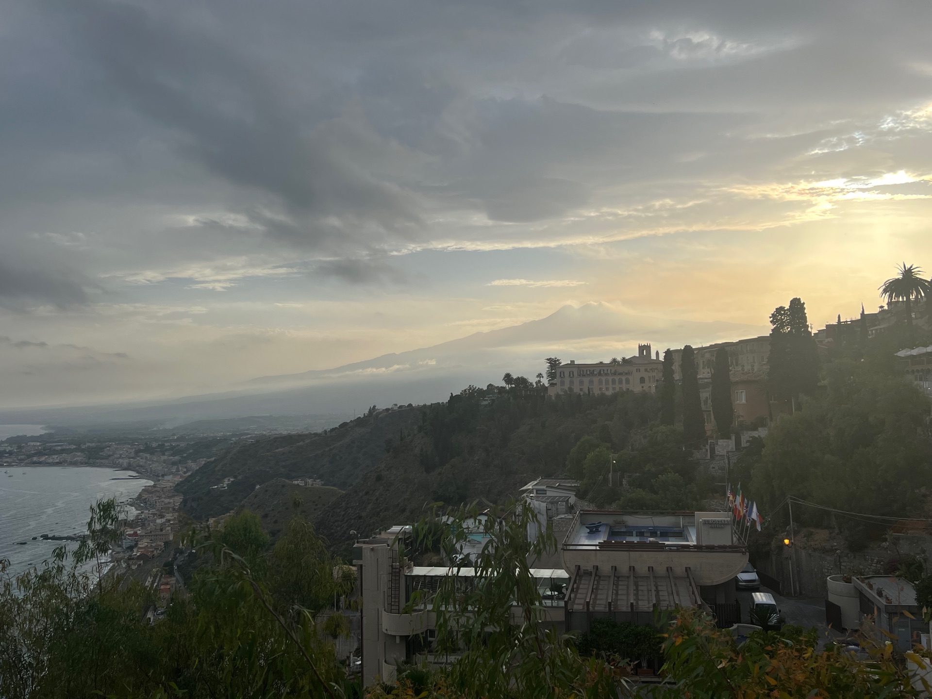 Taormina overlooking the coast